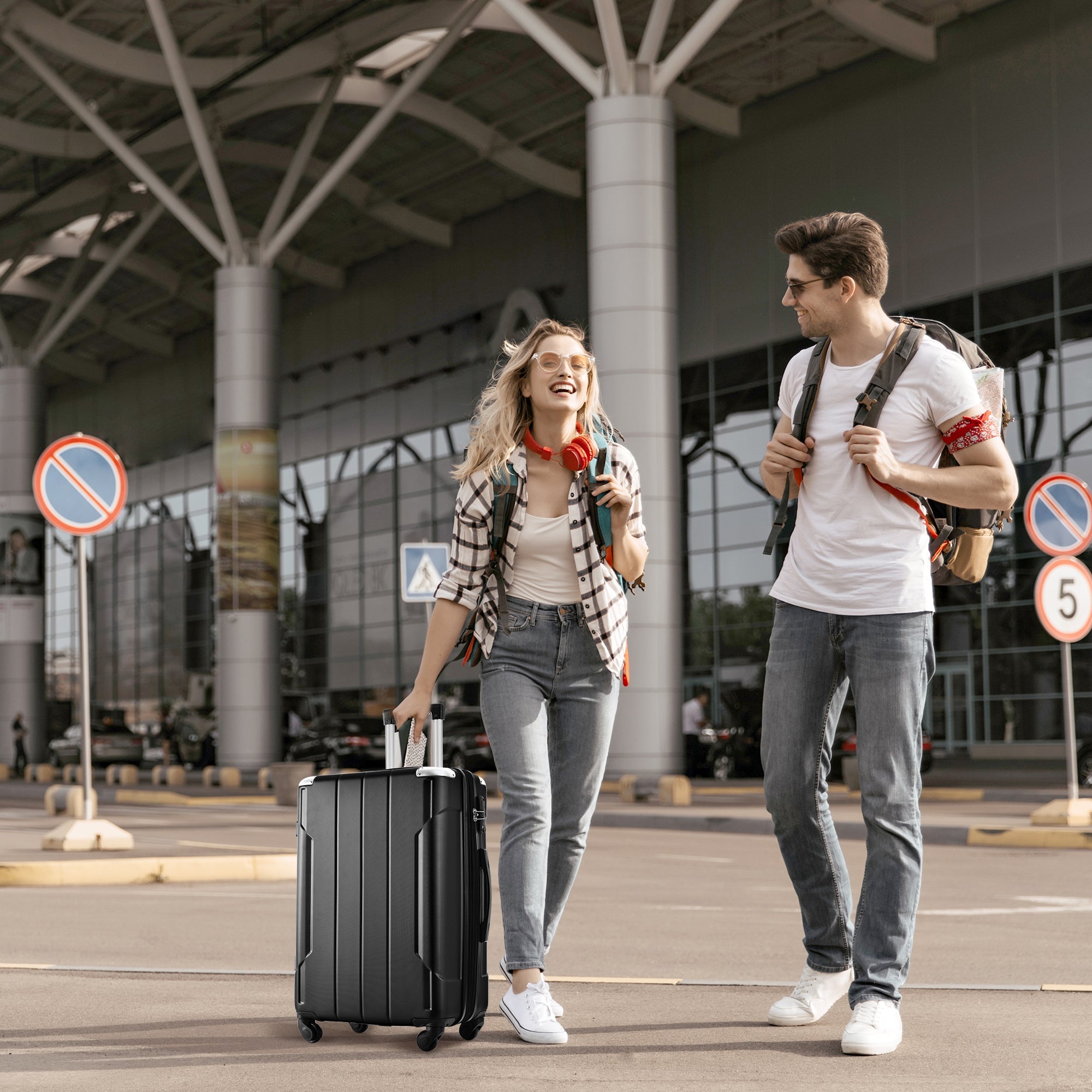28 Inch Hardshell Luggage Spinner Suitcase Expandable TSA Lock