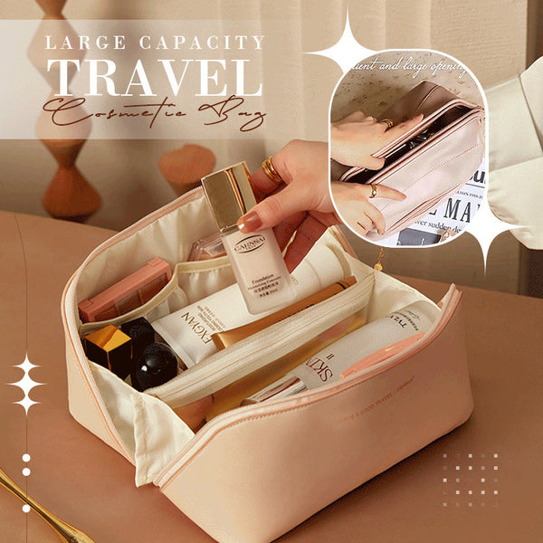 Large Capacity Travel Cosmetic Bag Multifunction Toiletries Organizer Case