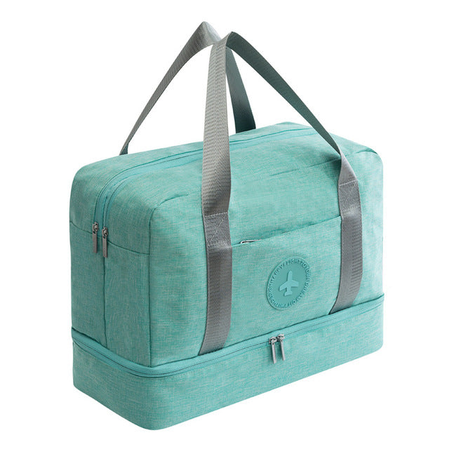 Waterproof Travel Duffle Bag Portable Multifunctional Dry Wet Separation Storage
