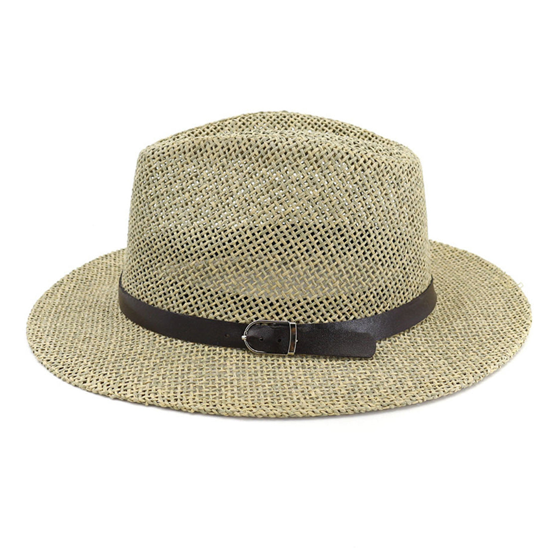 Panama Straw Hat Summer Beach Sun Protection Woven Travel