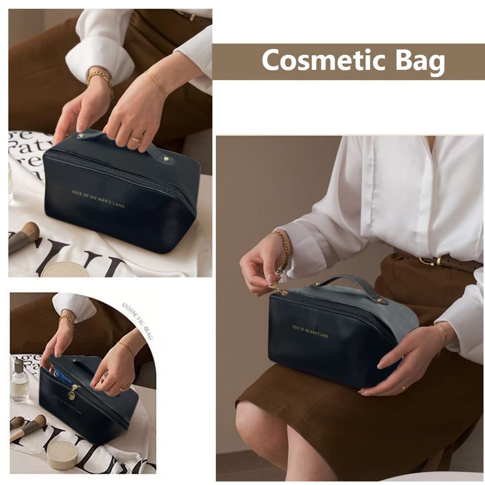 Large Capacity Travel Cosmetic Bag Multifunction Toiletries Organizer Case