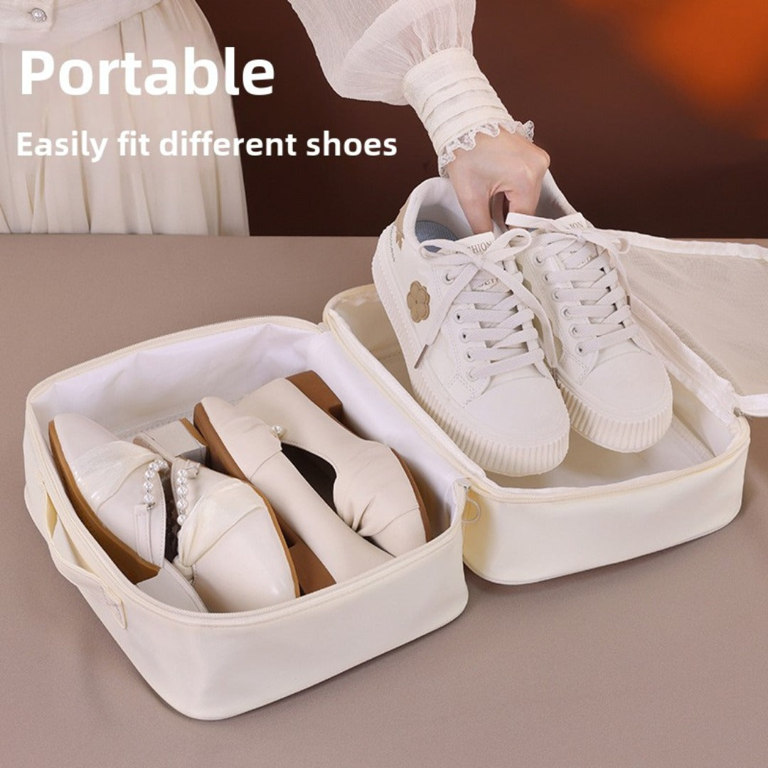Double Layer Waterproof Travel Shoe Storage Bag Organizer Case