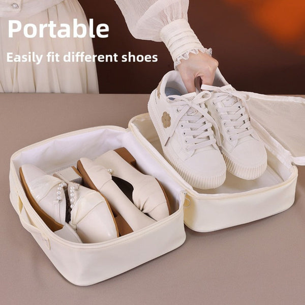Double Layer Waterproof Travel Shoe Storage Bag Organizer Case