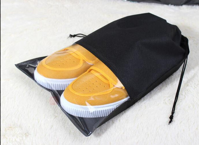 Waterproof Drawstring Shoe Storage Bag Portable Travel Organizer Pouch Two Sizes