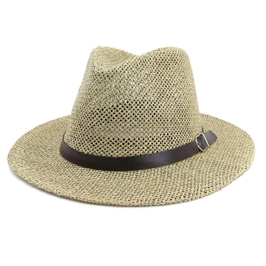 Panama Straw Hat Summer Beach Sun Protection Woven Travel