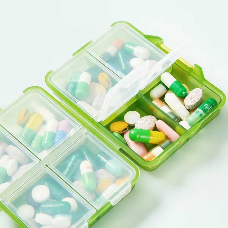 Portable Travel Medicine Box Mini Dustproof Sealed Storage Organizer