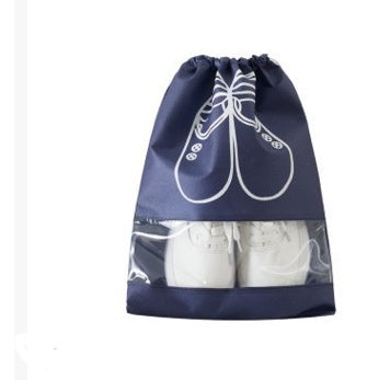 Waterproof Drawstring Shoe Storage Bag Portable Travel Organizer Pouch Two Sizes