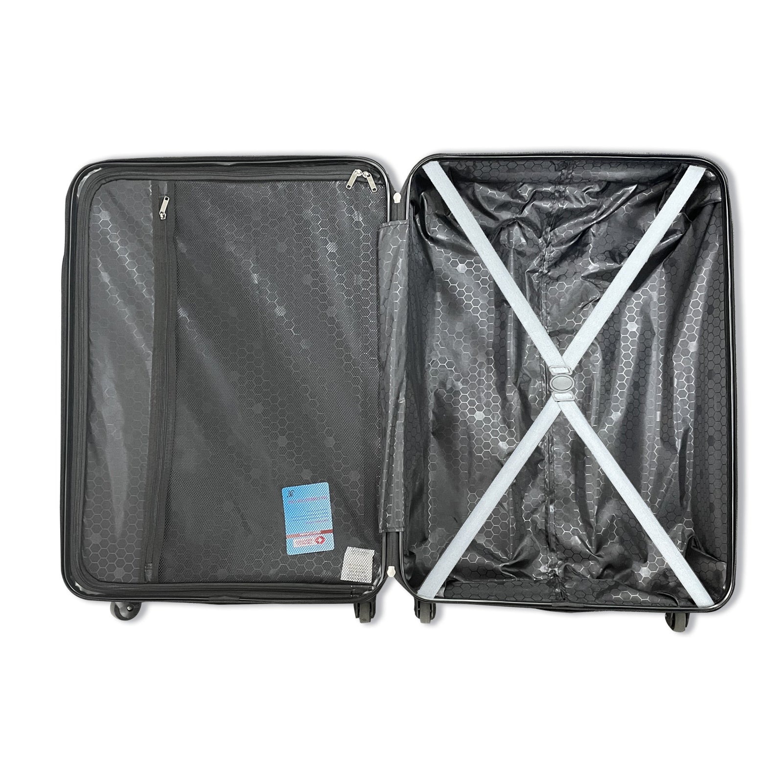 3 Piece ABS Luggage Set Spinner Wheels TSA Lock