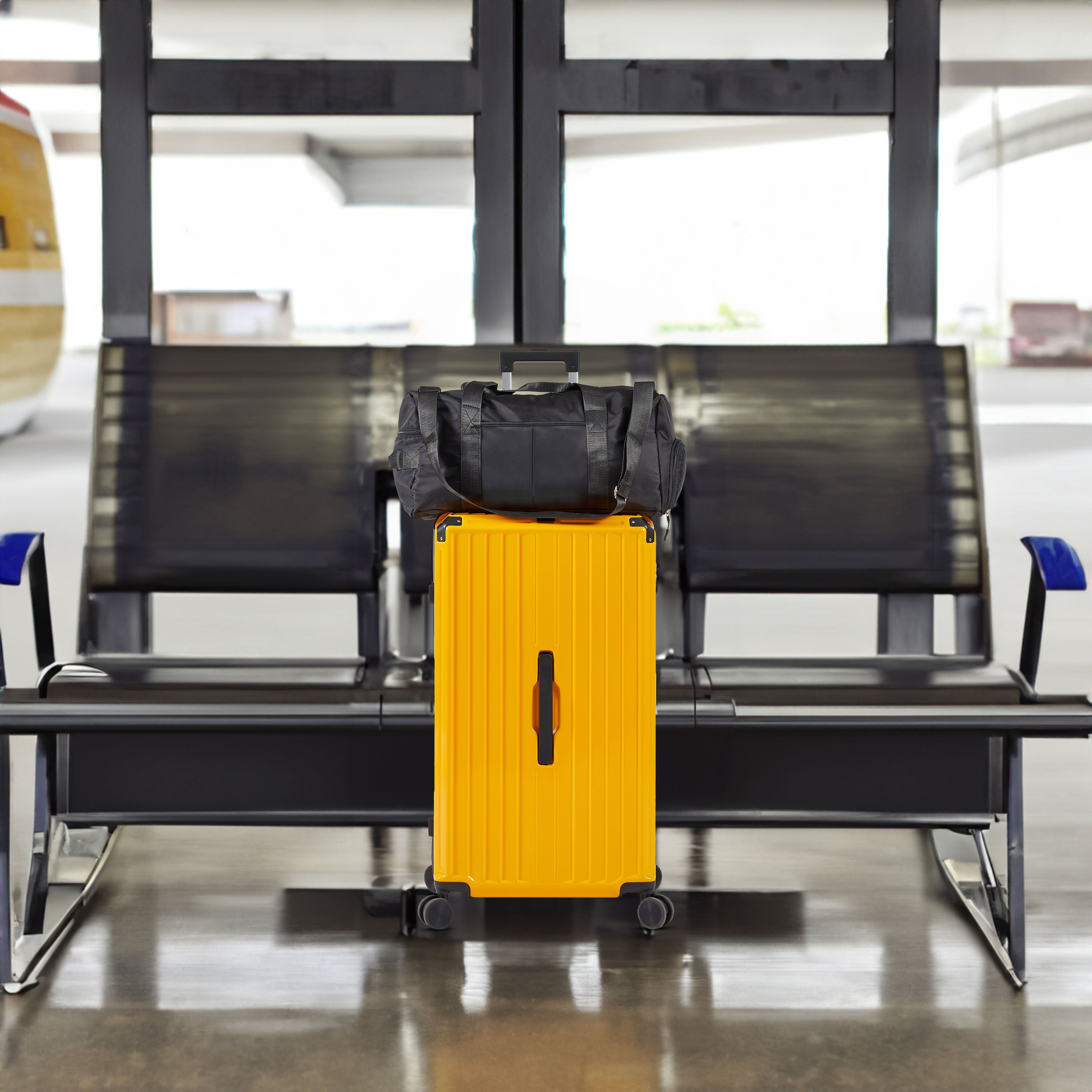 4 Piece Luggage Set PC ABS Spinner TSA Lock Travel