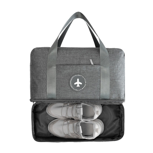 Waterproof Travel Duffle Bag Portable Multifunctional Dry Wet Separation Storage