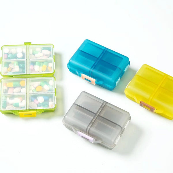 Portable Travel Medicine Box Mini Dustproof Sealed Storage Organizer