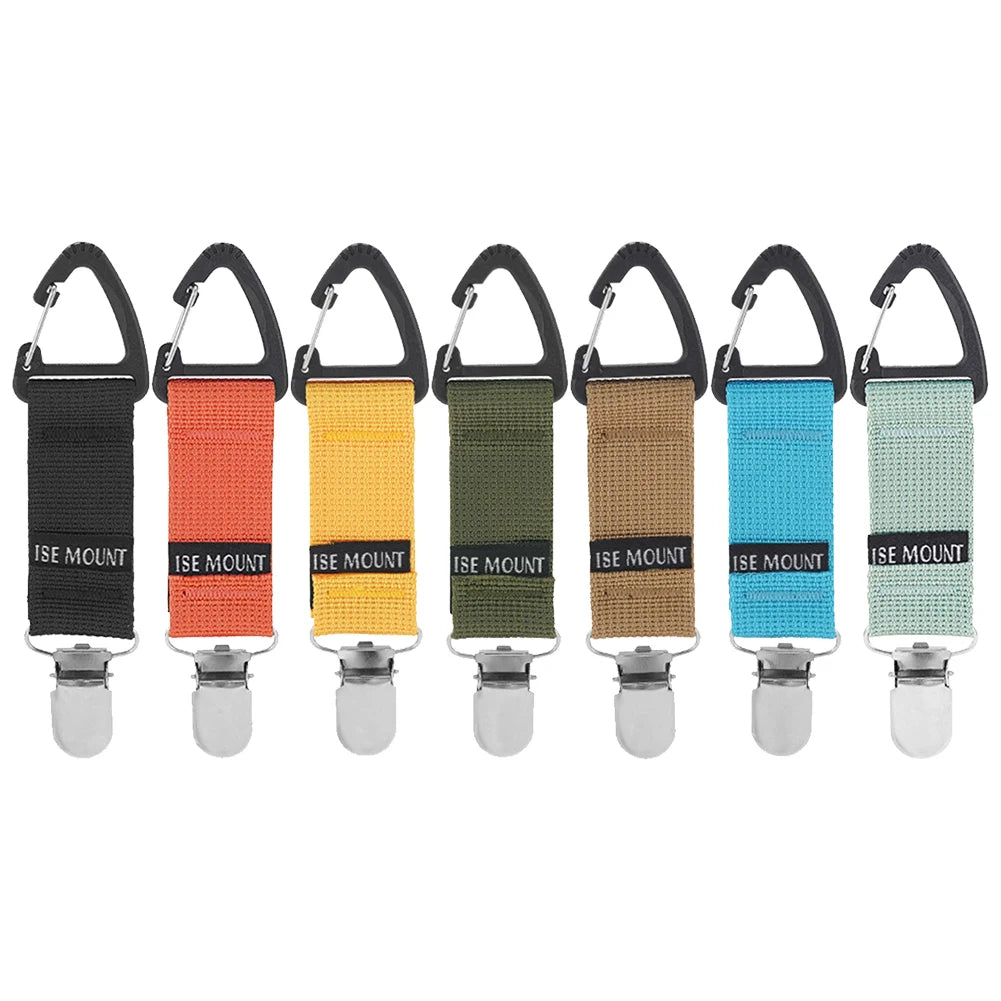 Outdoor Travel Hat Clip Multifunction Glove Towel Buckle Holder