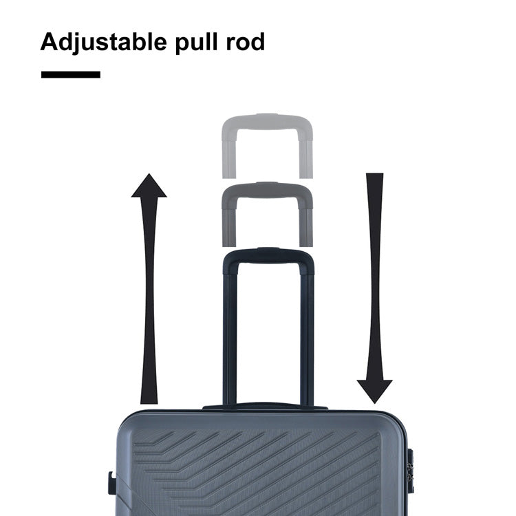 3 Piece ABS Luggage Set Spinner Wheels TSA Lock