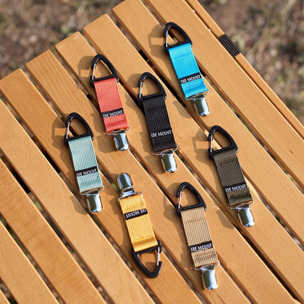 Outdoor Travel Hat Clip Multifunction Glove Towel Buckle Holder