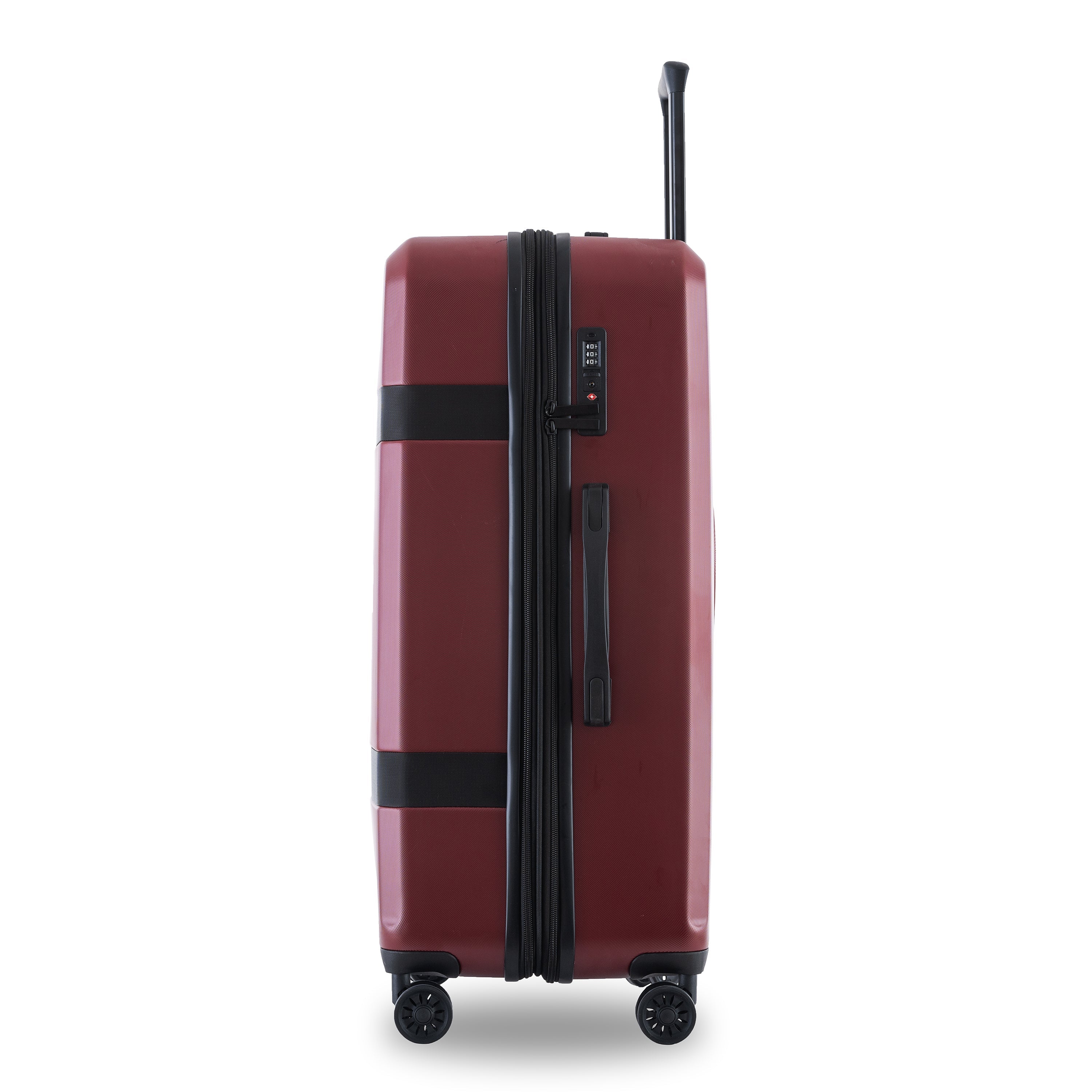 Expandable ABS PC Luggage Set Spinner Wheels TSA Lock