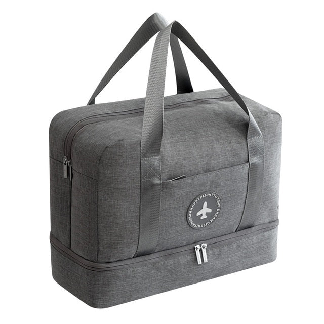 Waterproof Travel Duffle Bag Portable Multifunctional Dry Wet Separation Storage