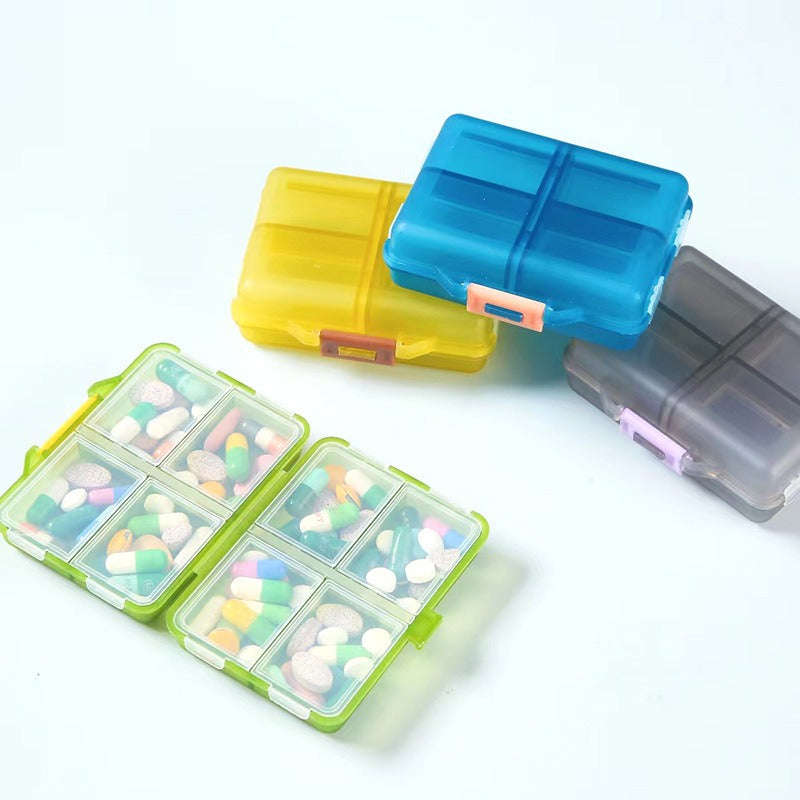 Portable Travel Medicine Box Mini Dustproof Sealed Storage Organizer