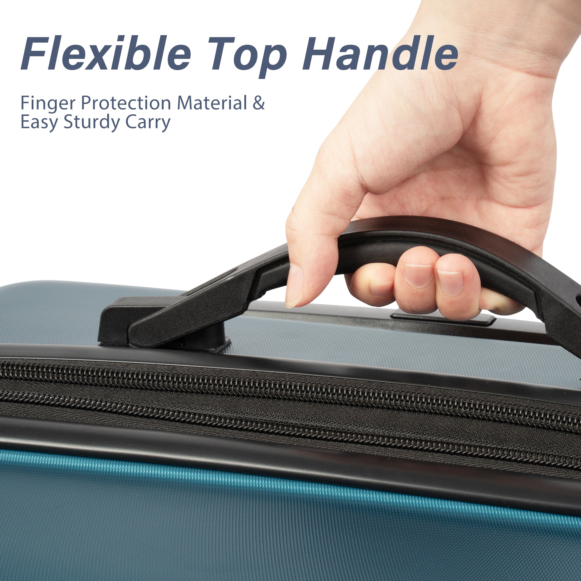 Hardside Luggage Expandable Spinner Suitcase TSA Lock Carry On
