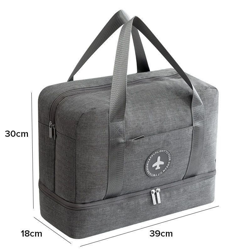 Waterproof Travel Duffle Bag Portable Multifunctional Dry Wet Separation Storage