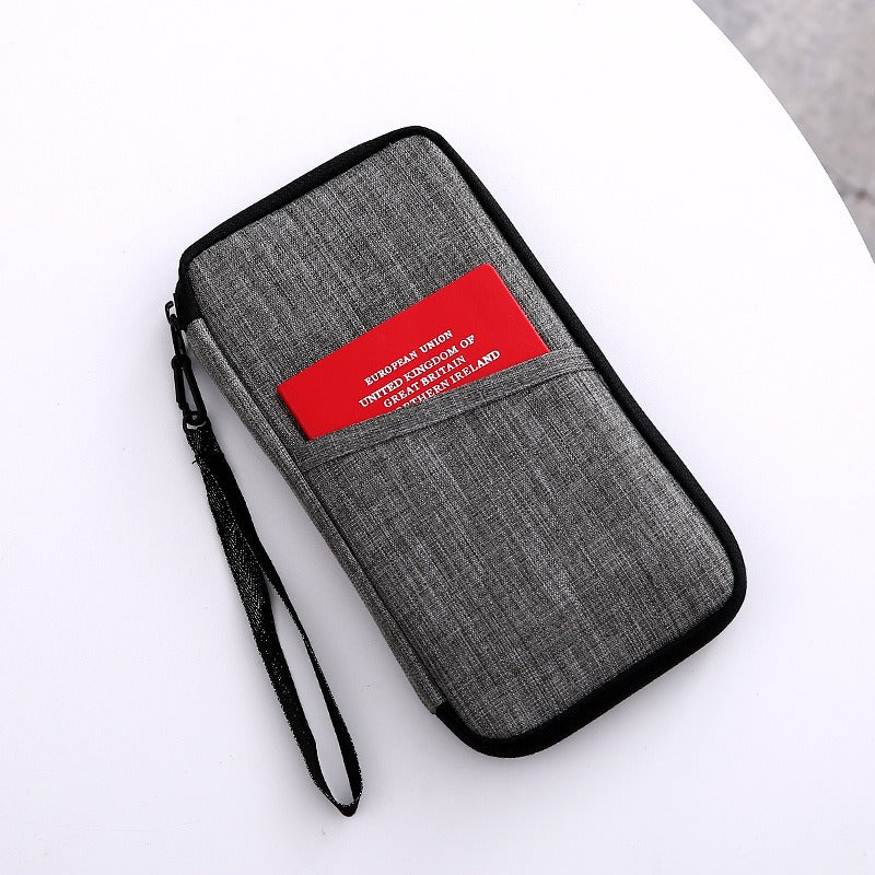 Travel Passport Purse Multifunction Card Holder Waterproof Storage Organizer