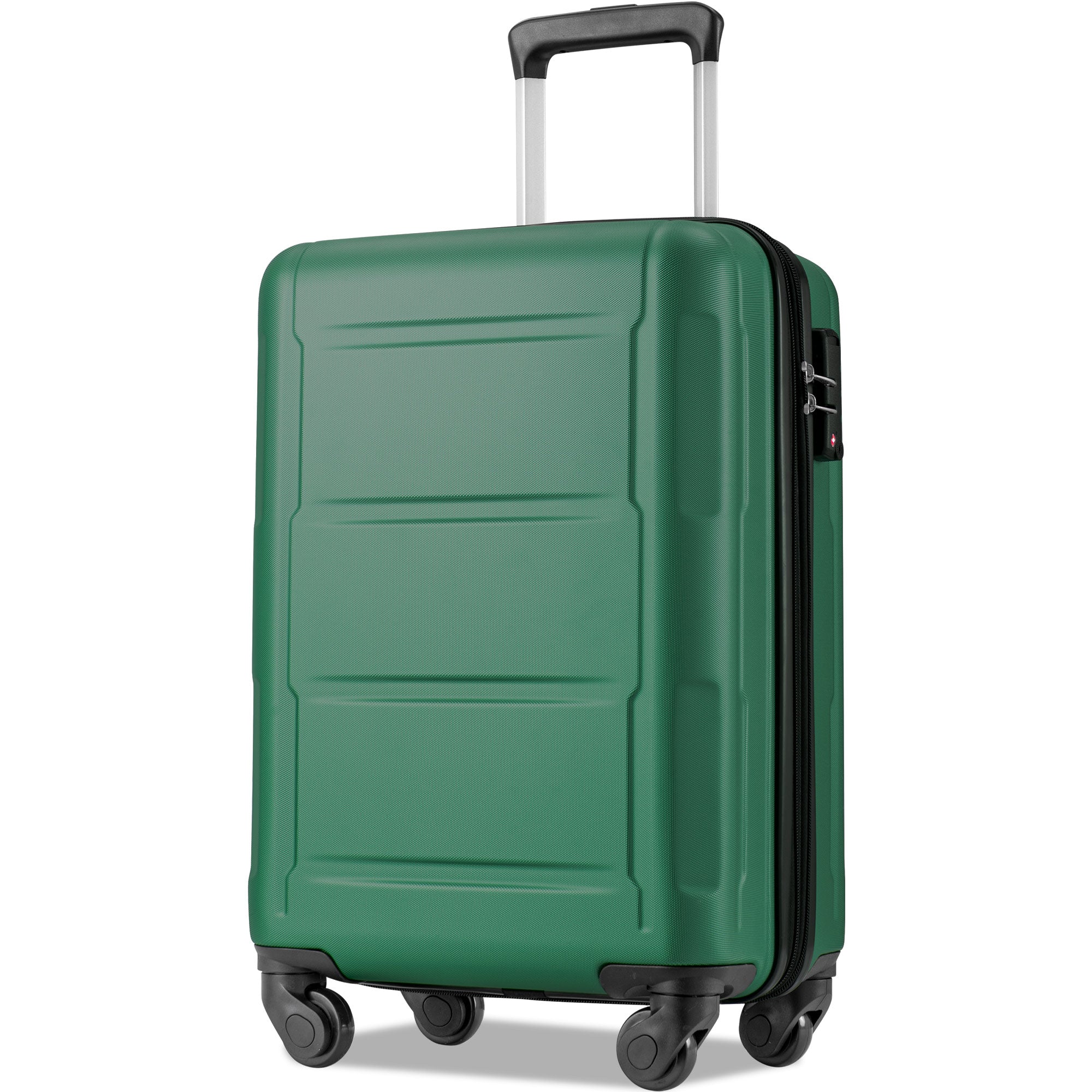 Expandable ABS Spinner Luggage Set Lightweight Suitcase TSA Lock
