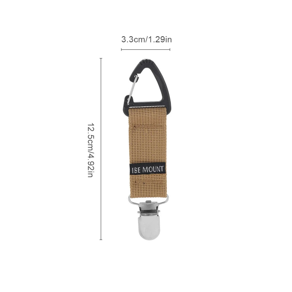 Outdoor Travel Hat Clip Multifunction Glove Towel Buckle Holder