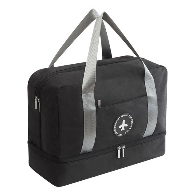 Waterproof Travel Duffle Bag Portable Multifunctional Dry Wet Separation Storage