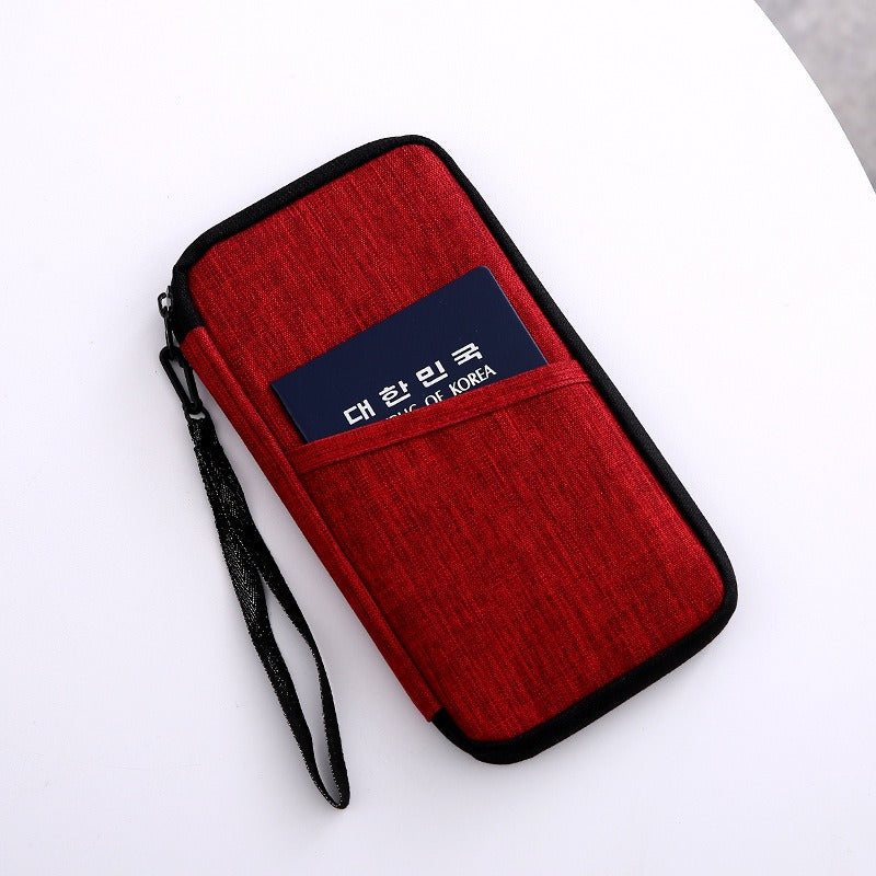Travel Passport Purse Multifunction Card Holder Waterproof Storage Organizer