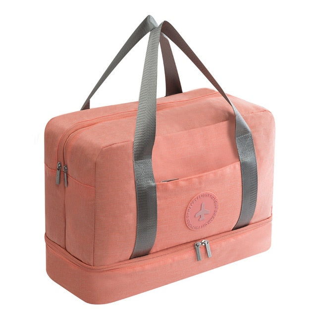 Waterproof Travel Duffle Bag Portable Multifunctional Dry Wet Separation Storage