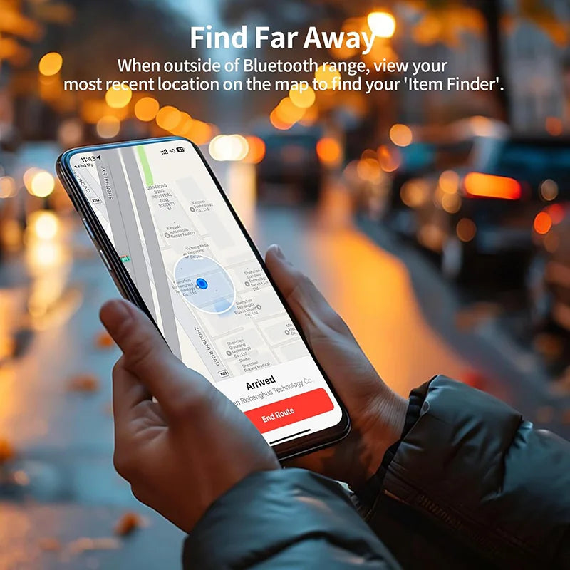 4 Pack Bluetooth GPS Tracker Smart Tag Luggage Finder