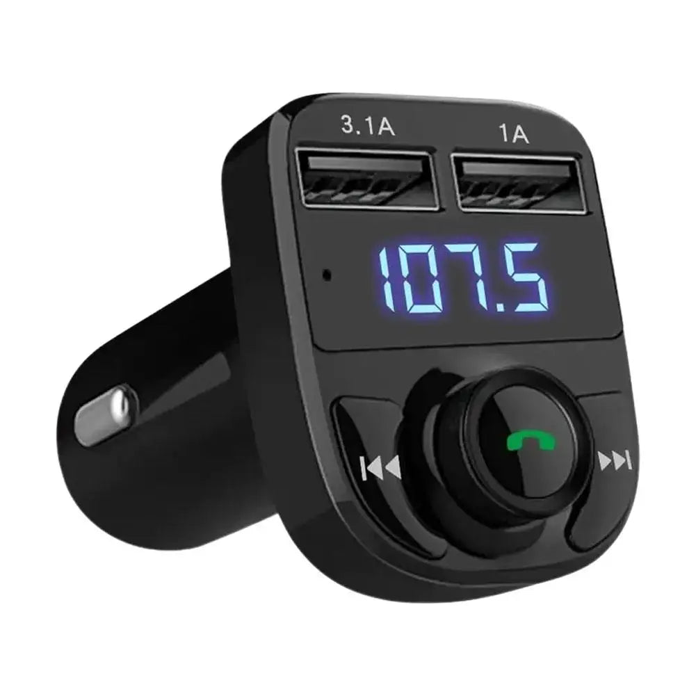Car Charger Bluetooth FM Transmitter Hands Free MP3 Adapter