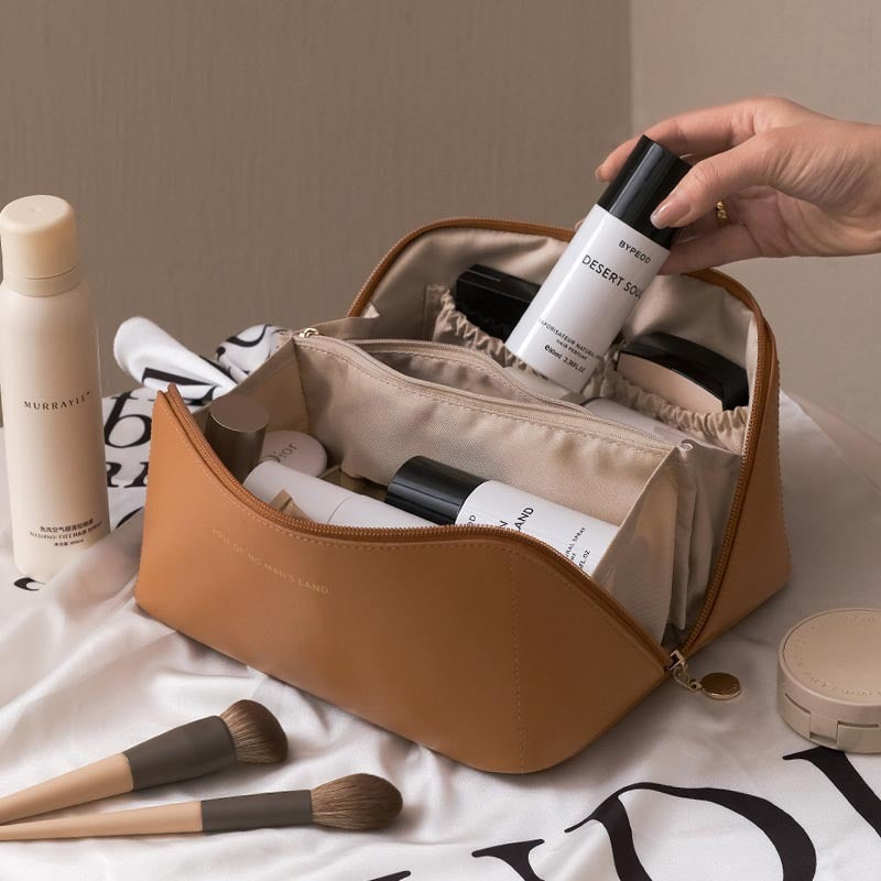 Large Capacity Travel Cosmetic Bag Multifunction Toiletries Organizer Case