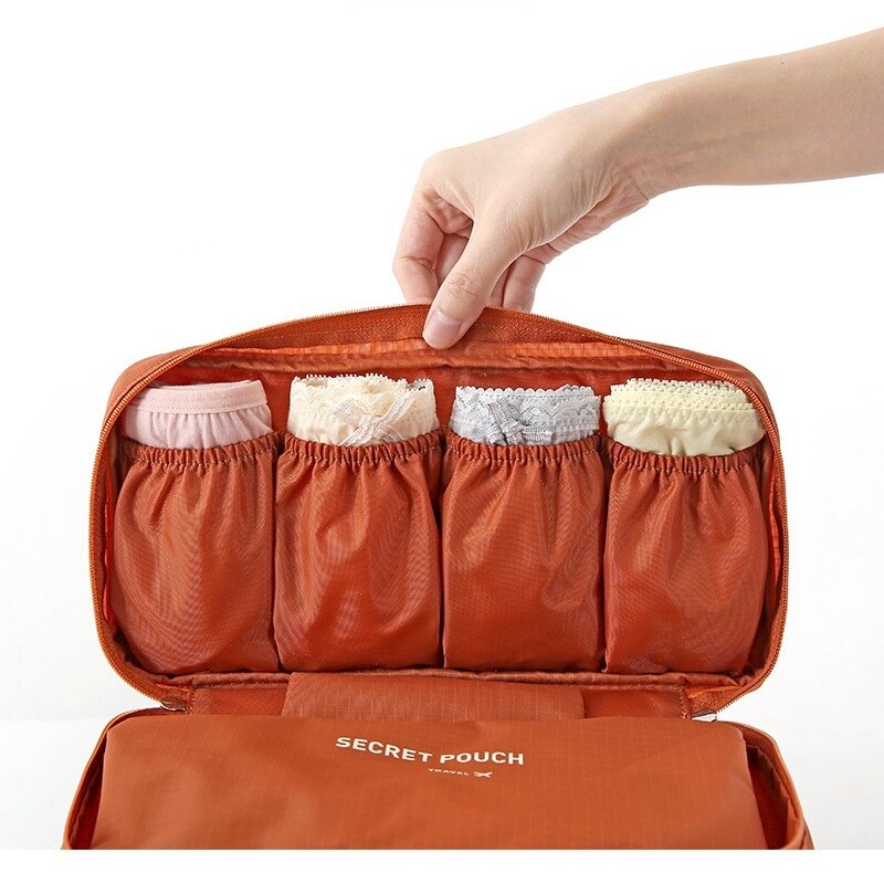 Bra Underwear Travel Organizer Bag Women Cosmetic Luggage Storage