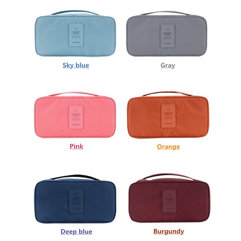 Bra Underwear Travel Organizer Bag Women Cosmetic Luggage Storage