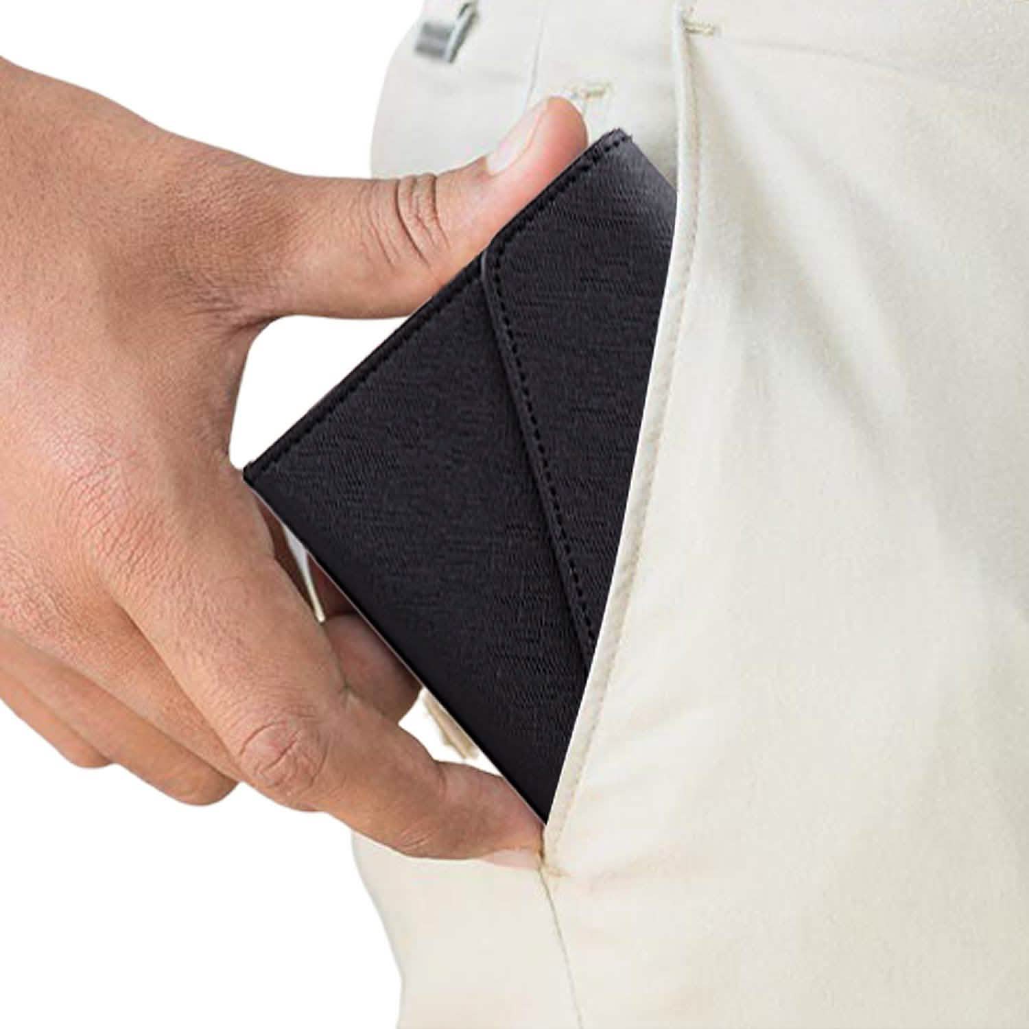 Blocking Travel Passport Organizer Wallet With Vaccination Card Slot