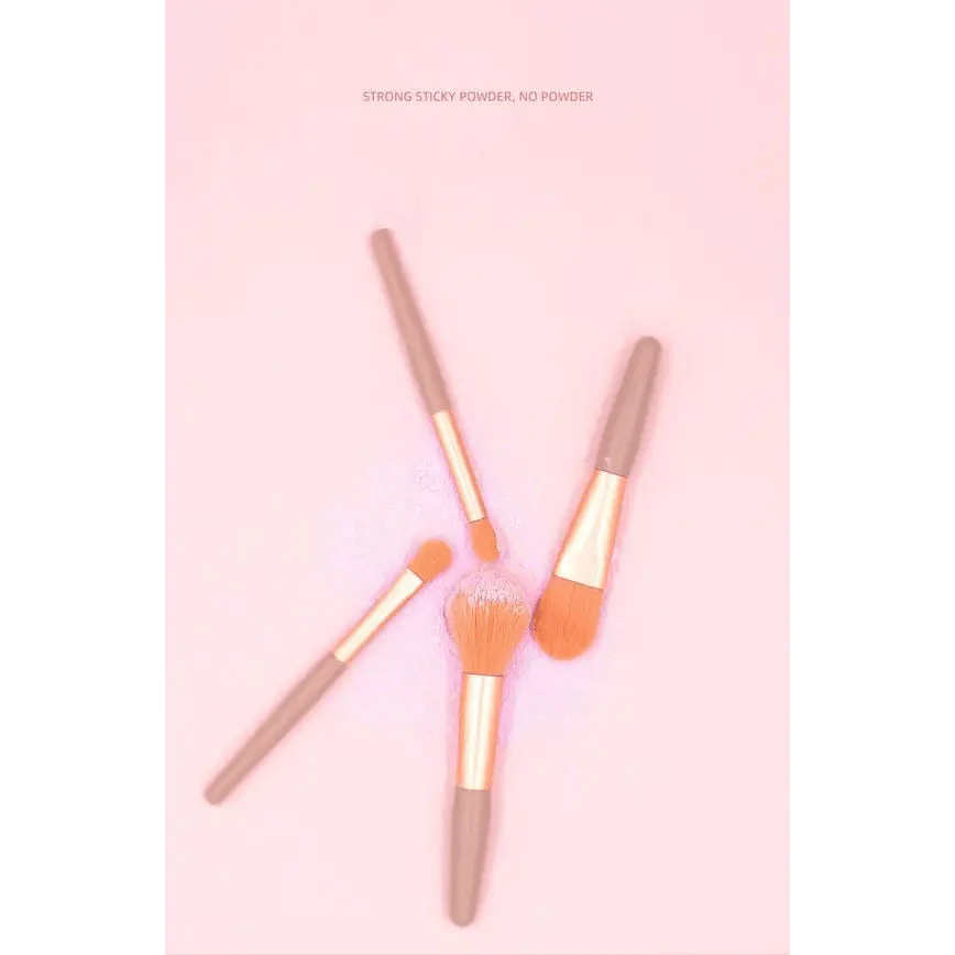Luxury 8 Piece Mini Travel Makeup Brush Set Portable